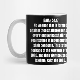 Isaiah 54:17 KJV Mug